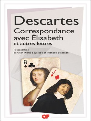 cover image of Correspondance avec Élisabeth et autres lettres